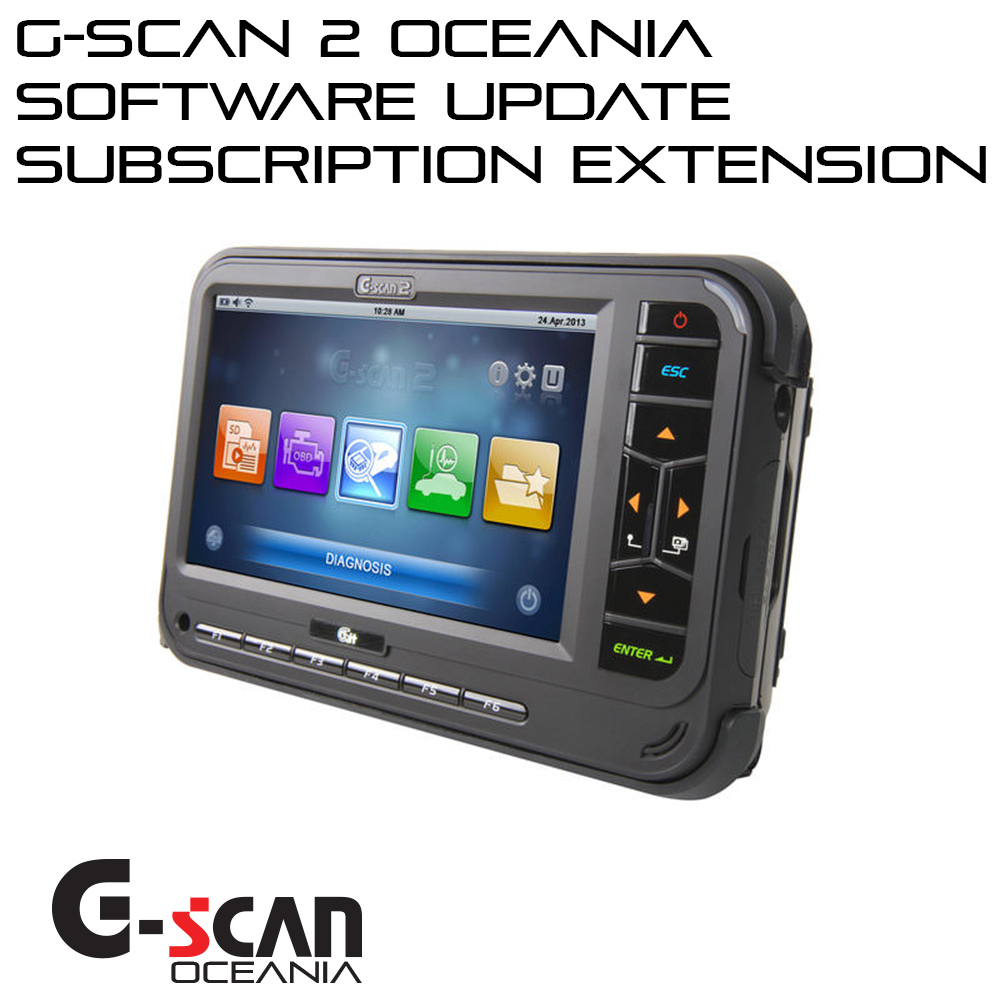 G Scan 2 Oceania Software Update Subscription Extension