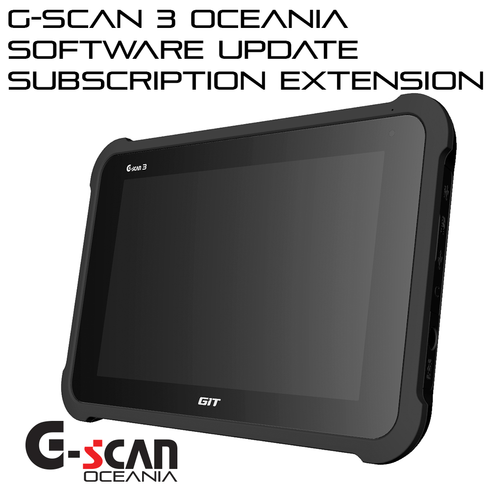 G-Scan 3 Oceania Software update subscription 