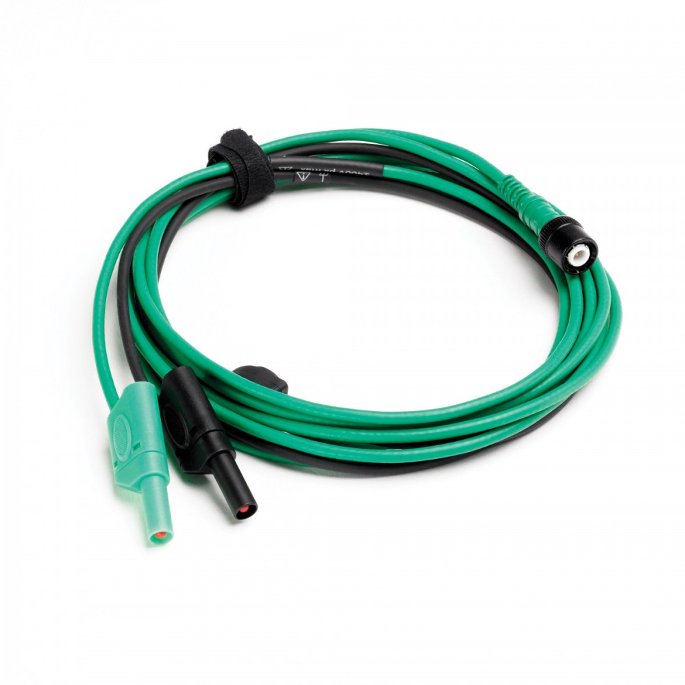 Green Pico Premium Test Lead: BNC to 4 mm, 3 m