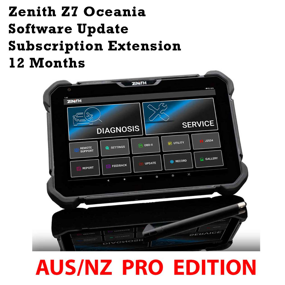 Zenith Z7 Oceania Software update subscription 