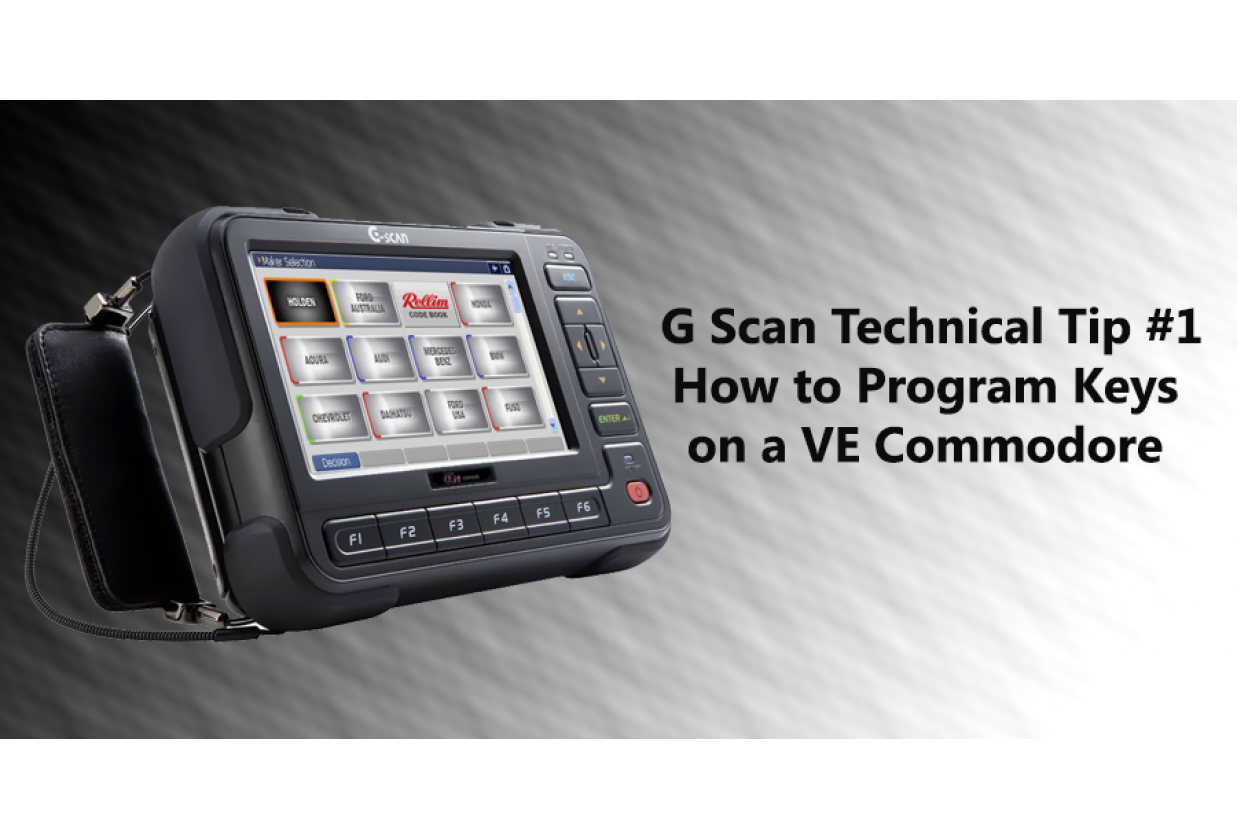 G Scan VE Commodore Key programming